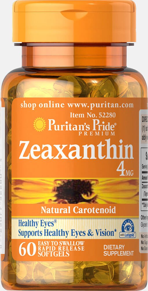 Pride Zeaxanthin di Puritan 4 mg-60 Softgels