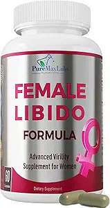 Formula Libido femminile, supplemento virilità avanzato per le donne con Epimedium Horny Goat Weed, Maca, Tribulus, Ginseng per la voglia, energia, non OGM, 60 capsule