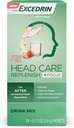 Excedrin Head Care Replenish Plus Focus de Excedrin Drink Mix avec électrolytes, L-Theanine, gingembre et caféine pour le soutien sanitaire de la tête - 24 packets
