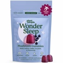 Plant People WonderSleep Mushroom Gummies Supplement Mini mit Reishi Super Pilze, Saffron, Wilde Elderberry Flavor No Sugar Vegan-Friendly & Gluten-Free Trial Größe