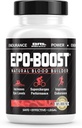 Natural Blood Builder Iron Supplement. RBC Support Made in USA with Echinacea & Dandelion Root helping VO2 Max, Energy, Endurance (1-Pack)