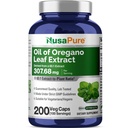 NusaPure Oregano Extrait d'huile 20000mg.200 Capsules de poudre de Veggie.