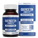 Quercetin Complete® Quercetin Phytosome mit 50X Höhere Absorption, Klinisch bewährte und patentierte Quercefit – effektivste Form von Quercetin – Verbessert mit Bromelain, Zink & Vitamin C (60 Kapseln)