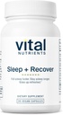 Vital Nutrients Sonno + Recuperare - Supplemento Vegan - Supporto per il sonno - Melatonina, Ashwagandha & L-teanina - Gluten, Latticini & Soia Gratis - 30 Capsule