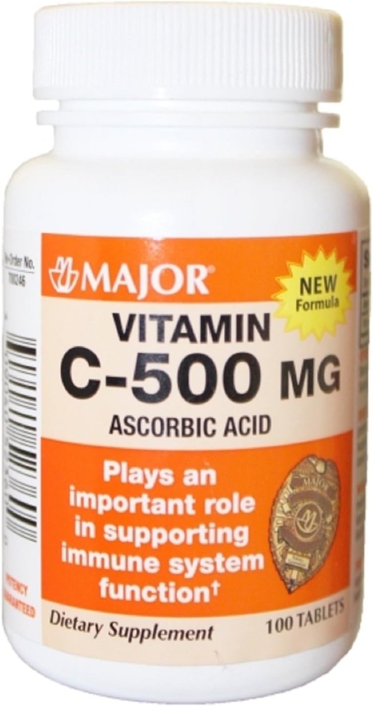 Major Vitamin C 500 mg - 100 Tabs (3 Packung)