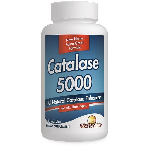 Rise-N-Shine Catalase Supplement 5000 - Leistungsstarkes Antioxidantes Enzym für die Haargesundheit Unterstützung - Haarergänzungsmittel für starkes Haar - 60 Kapseln (30-Day Supply)