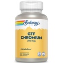 Solaray GTF Chromium 200mcg - Pure Chromium GTF 200 mcg Supplement, unterstützt Stoffwechselfunktion und Ganzkörpergesundheit für Männer und Frauen - 200 Vegan Kapseln