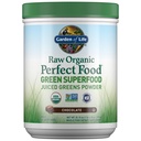 Giardino della vita Raw Organic Perfetto Cibo Verde Superfood Verde Juiced Greens Polvere - Cioccolato, 60 Serve, Non OGM, Gluten Free, Vegan Integratore Alimentare Intero Più Probiotici, Enzimi