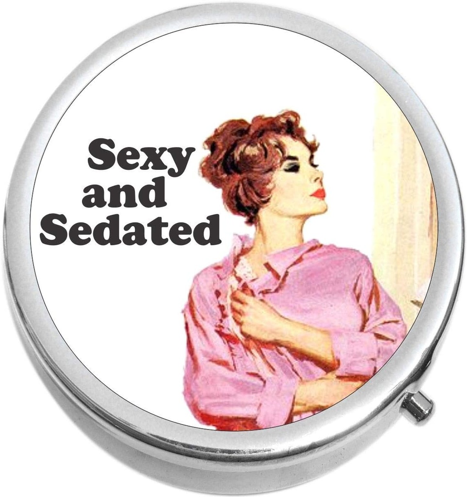Scatola di pillole di vitamina di medicina sexy e sedated