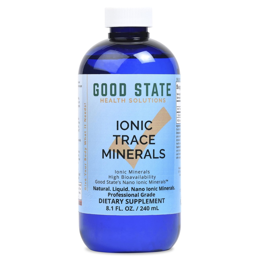 Bon état liquide Ionic Trace Minerals (96 portions à 125 mg - 8 fl oz)