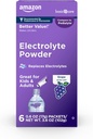 Soins de base en poudre d'électrolyte pour la réhydratation pour les enfants et les adultes, arômes de raisin, 6 comtes (paquet de 1)