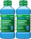Basic Care Elektrolytlösung Vorteil Pflege mit PreVital Prebiotics, Blue Raspberry, entwickelt, um Dehydration zu verhindern, ersetzt Elektrolyte, Fluid und Zink, 33.8 fl oz (Pack von 2)