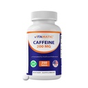 Pilules de caféine vitamatique 200mg par portion, 250 comprimés végétariens