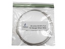 Fils générateurs d'argent pur – 9999 Électrodes d'argent – pré-cuits de 48 pouces 14 fils de jauge – convient aux générateurs LifeForce