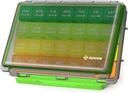 AUVON Moisture-Proof Monatliche Säule Organizer, Große 28 Tage Säule Box Fall mit abnehmbaren 4 Wochen Medication Organizer Rows, Reisen-Freundlich zu speichern Fischöle, Vitamine, Ergänzungen, Medikamente