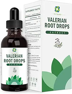 Valerian Root Liquid Drops Valerian Root Extract Liquid Valeriana officinalis, Integratore di erbe, Sostegno sonno, Calma e stress sollievo,1-Oncia