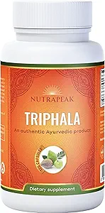 Triphala Capsules - 2000mg - Ayurvedic Triphala Guggulu Blend Realizzato con Amla Haritaki Bibhitaki Polvere - 120 Capsule - Vegan Non OGM Soy Free Gluten Free