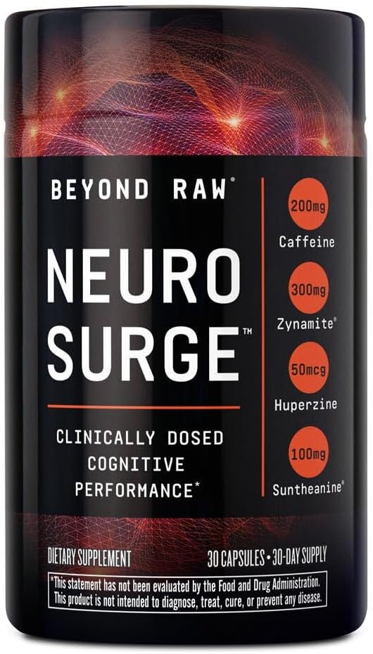 BEYOND RAW Neuro Surge. Performance cognitive cliniquement dosée.