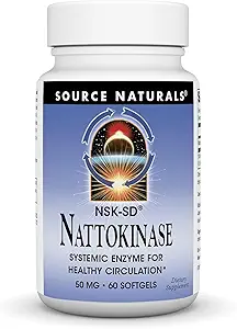 NSK-SD Nattokinase, Enzima sistemico per la circolazione sana*, 50 mg - 60 Softgels
