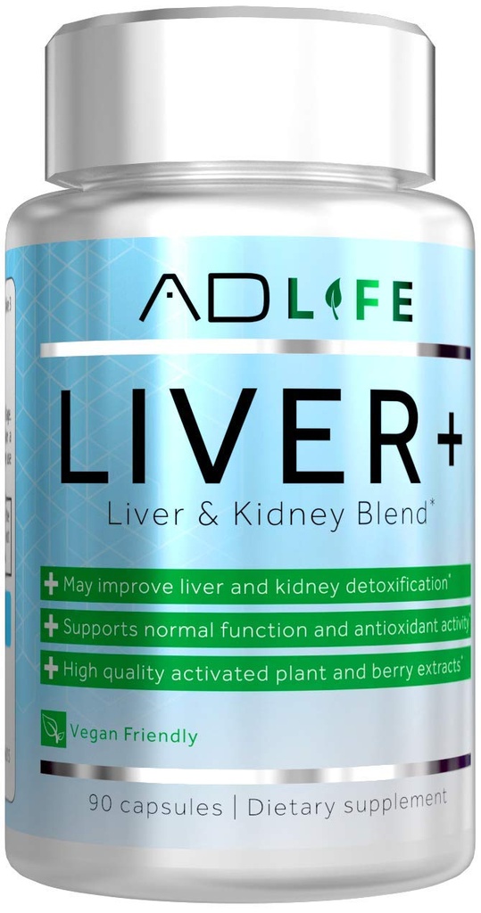 Projekt AD Liver+ Liver Cleanse & Detox, Liver Supplement (90 Kapseln)