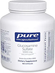Reine Kapseln Glucosaminsulfat 1.000 mg | Beilage für Gelenkunterstützung und Mobilität, Knorpelgesundheit und Connective Tissue* | 180 Kapseln