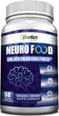 GreeNatr Brain Ergänzungen für Gedächtnis und Fokus - Ginko Biloba Kapseln Brain Booster Ergänzung mit B1, Folsäure & Calcium - Gedächtnis Ergänzungen für kognitive & Gehirn Gesundheit 60 Kapseln (1 Flasche)