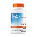 Médecins Meilleur MSM, supporte cheveux, peau, ongles, et articulations, non-OGM, sans gluten, 3000 mg par portion, 180 capsules