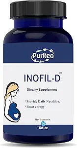 Inofil-D Energy Boost Tabletten für Frauen, Glutenfrei, Vegetarisch - (60 Tabletten, Packung 1)