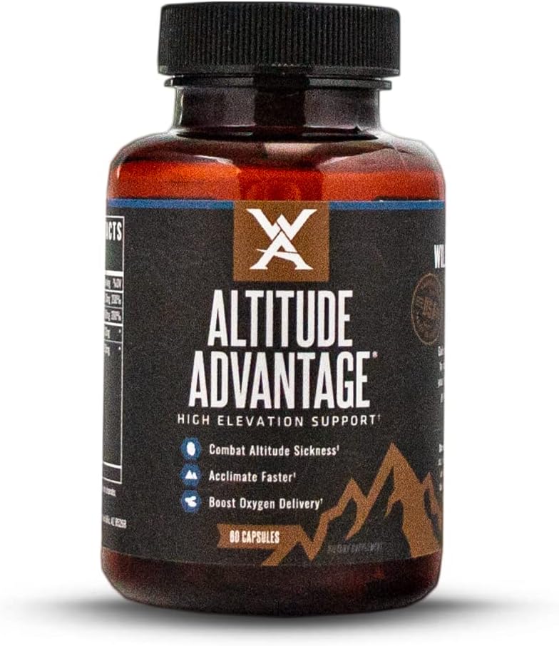 Wilderness Athlete - Höhe Vorteil | Höhe Krankheit Prävention Medizin - Höhenrelief, Golden Root Extract zur Bekämpfung der Höhenkrankheit (60 Count Bottle)