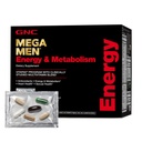 GNC Mega Men Energy and Metabolism Vitapak Program, Conveniente, Nutrizione Completa, 5 Prodotti in 1 Packet, Calorie Burn, Thermogenic, 300mg Caffeina, 30 Daily Packs