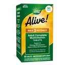 Nature's Way Alive! Max3 Potency Daily Multivitamin, Methylated B12 und Folate, Ultra Potency B-Vitamine zur Unterstützung von Energiemetabolismus*, 90 Tabletten