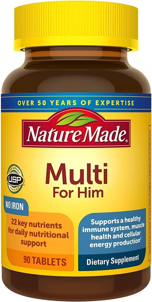 Nature faite Multi pour lui 90 comprimés (paquet de 4)