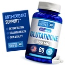Ci piacciono le vitamine NSF Certified Glutathione Supplement 500mg - 60 Capsule di L-Glutathione Ridotto per Antiossidante e Supporto Immune - Prodotto negli Stati Uniti