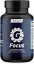 G Focus by HTLT | per Focus, Mood e Supporto cognitivo | Alpha GPC, Rhodiola Rosea, Lion’s Mane, Gotu Kola, Ginkgo Biloba, & Huperzine A Supplement | (120 Capsule)