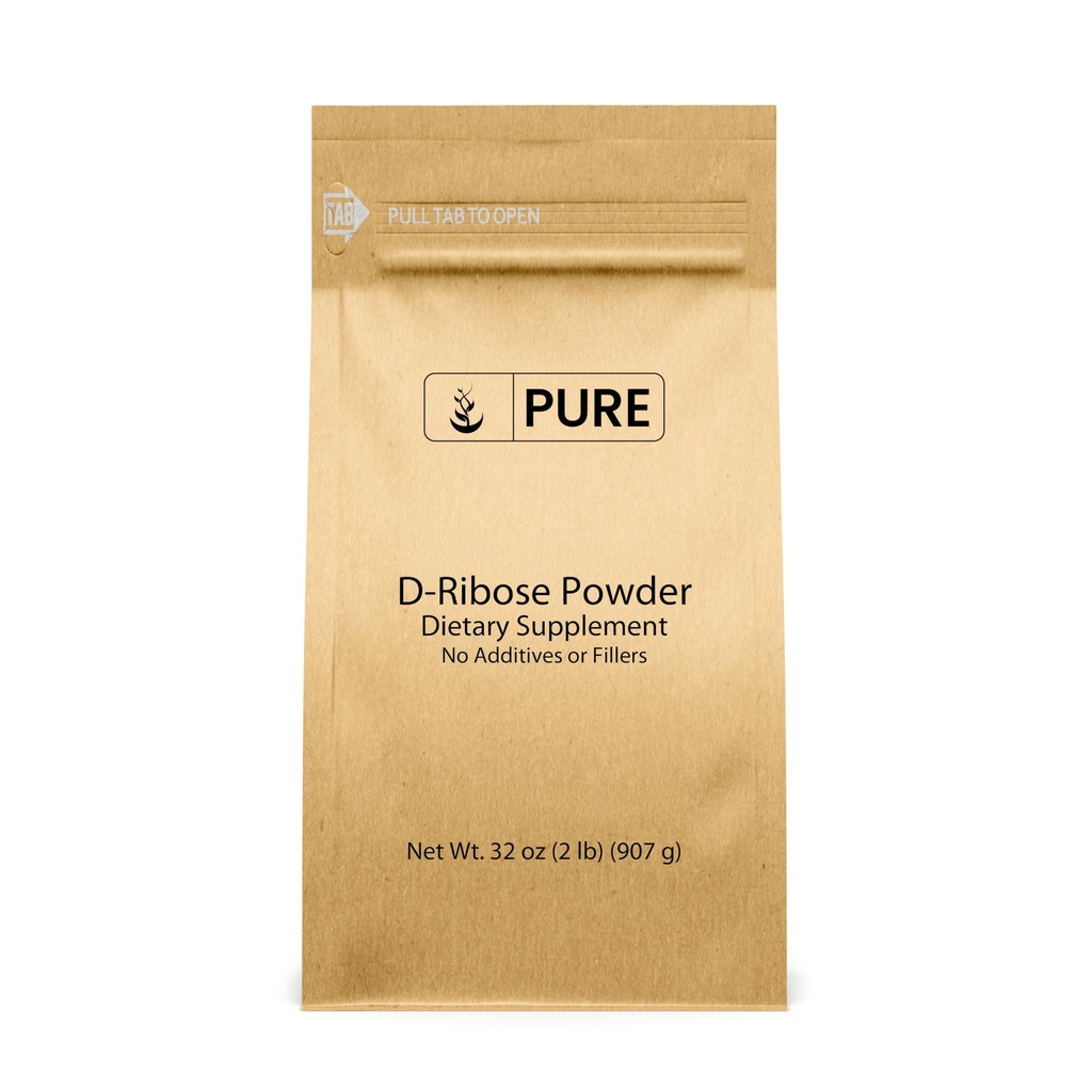 Pure Original Zutaten D-Ribose (2lb) Nahrungsergänzungsmittel, Non-GMO, Glutenfrei, entflammt