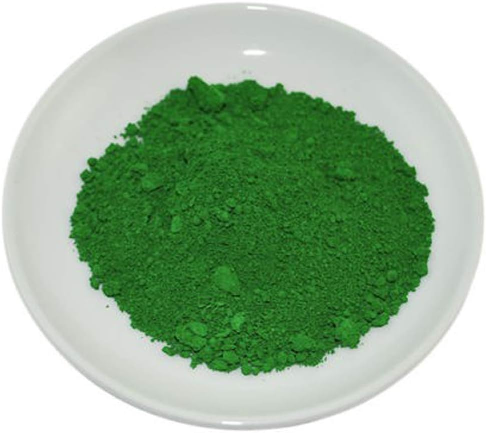 Poudre minérale d'oxyde de chrome vert - 25g