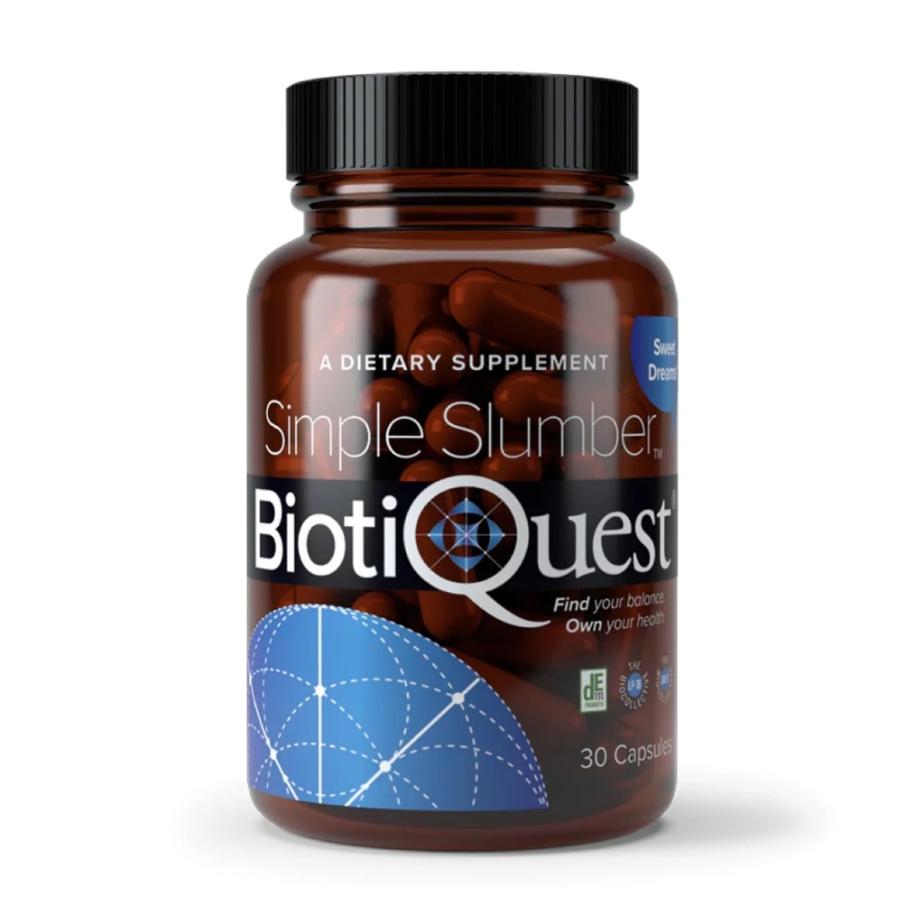 BiotiQuest semplici probiotici per aiutare a migliorare la qualità del sonno e la salute del fegato, 18 miliardi di CFU, non OGM e senza glutine, 30 capsule