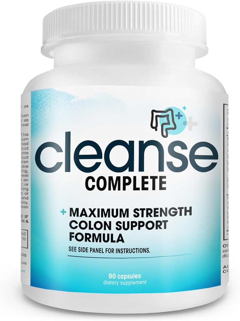Cleanse Complete - Triple Strength Activated Colon Cleansefor Optimal Colon Health and Colon Care.
