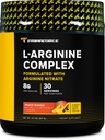 Primaforce L-Arginine complexe poudre (30 portions par bouteille de pêche Mangue) puissant supplément de construction de protéines pour des gains maximums