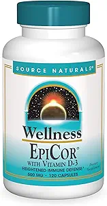 Quelle Naturals Wellness EpiCor mit Vitamin D-3 für erhöhte Immunabwehr* - 120 Kapseln