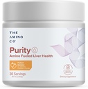 Das Amino CO. Reinheit - Leberunterstützungsergänzung mit essentiellen Aminosäuren für Leber-Detox-Reinigung - Boost Liver Gesundheit für optimale Leberunterstützung- Peach Mango, 30 Portionen