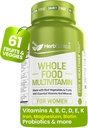 Herbtonics Whole Food Multivitamin per le donne | Realizzato con Superfoods, Verdure reali, Frutta, Vitamina E, A, B Complex | Womens Multivitamin | Non-GMO 120 Vegan Capsule