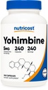 Nutricost Yohimbine HCl 5mg, 240 gélules - Sans gluten, sans OGM