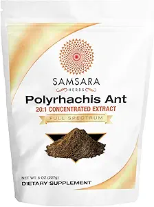 Samsara Herbs Polyrhachis Black Ant Extract Powder - 20:1 Concentrated Extract (8oz/227g)