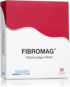 NAVEH PHARMA FIBROMAG - Fibromyalgia Pain e Fatigue Relief Supplementi Natural Fast-Acting Extended Release Fibromyalgia & Arthritis Support for Muscle Aches, Esaurimento 30 Ct.