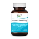 Stabilité adrénale par Essence Pure - Supplément de fatigue adrénale avec Ashwagandha, Saint Basilic, soutient la réponse au stress sain, énergie, sommeil (30 capsules)