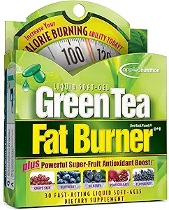 Liquido di nutrizione applicata Soft-Gel, tè verde, bruciatore di grasso - 30 Ct