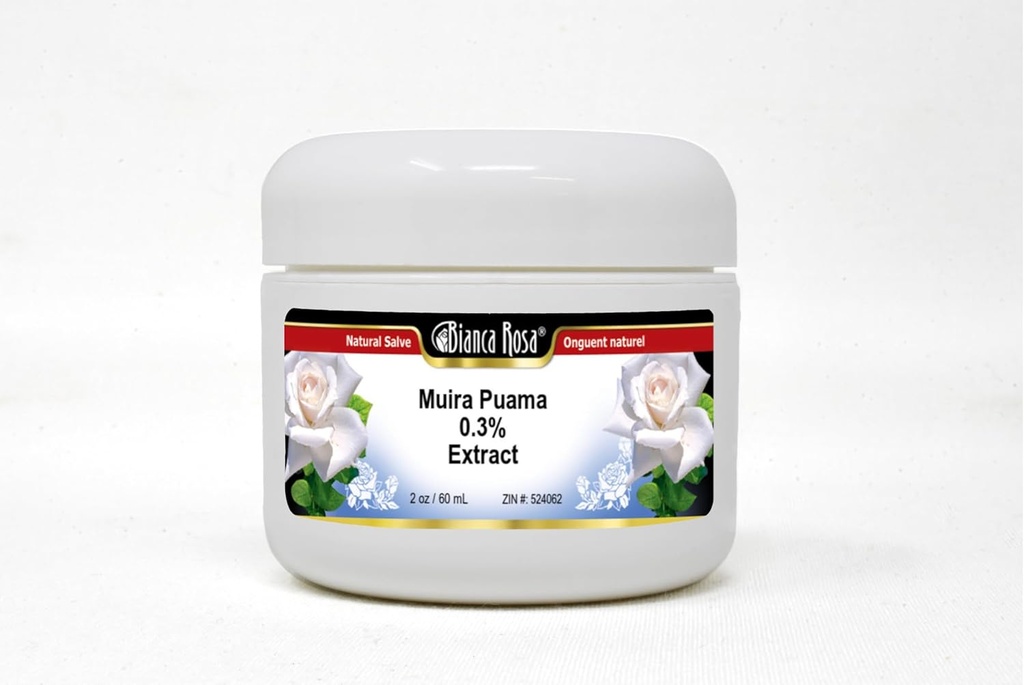 Muira Puama 0,3 % Salve extrait (2 oz, ZIN: 524062) - 3 emballages
