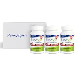 Prevagen Extra Strength - 90 Kapseln (3 Monate Versorgung) | Formuliert für Ihr Gehirn | 20mg Apoaequorin Plus Vitamin D3