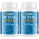 Canna Cleanse, Liver Cleanse Detox & Repair Chewable Tablets, Milk Thistle Supplement, Fast-Acting Body Detox für Frauen & Männer, Toxin Flush für Leber, Nieren, Verdauung & Stoffwechsel, 120 Tabletten